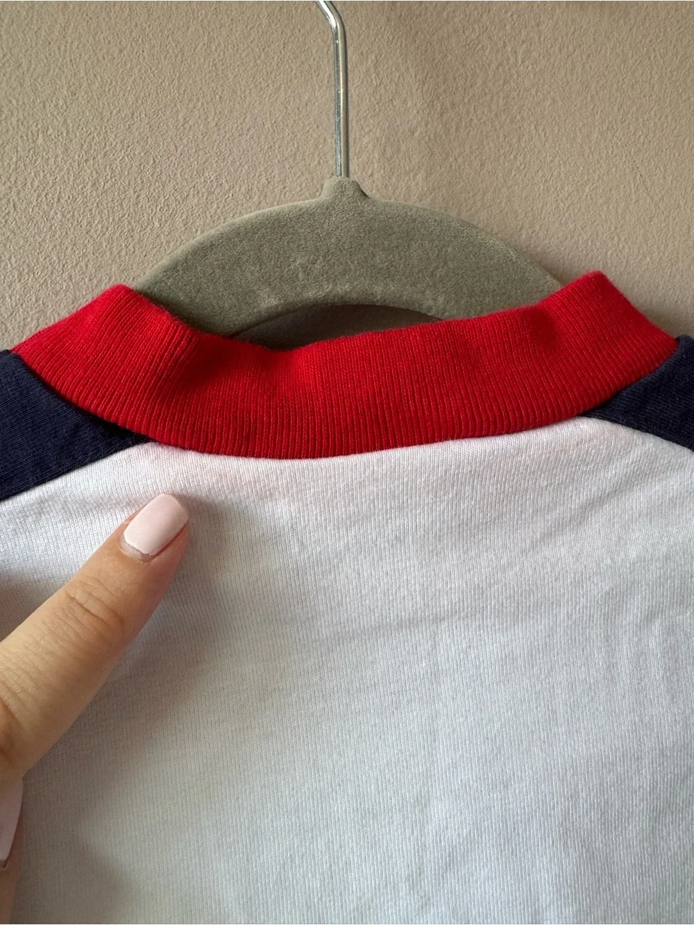 Vintage Baby Mickey & Co Color Block Mickey Embroidered T-Shirt Size 12 months